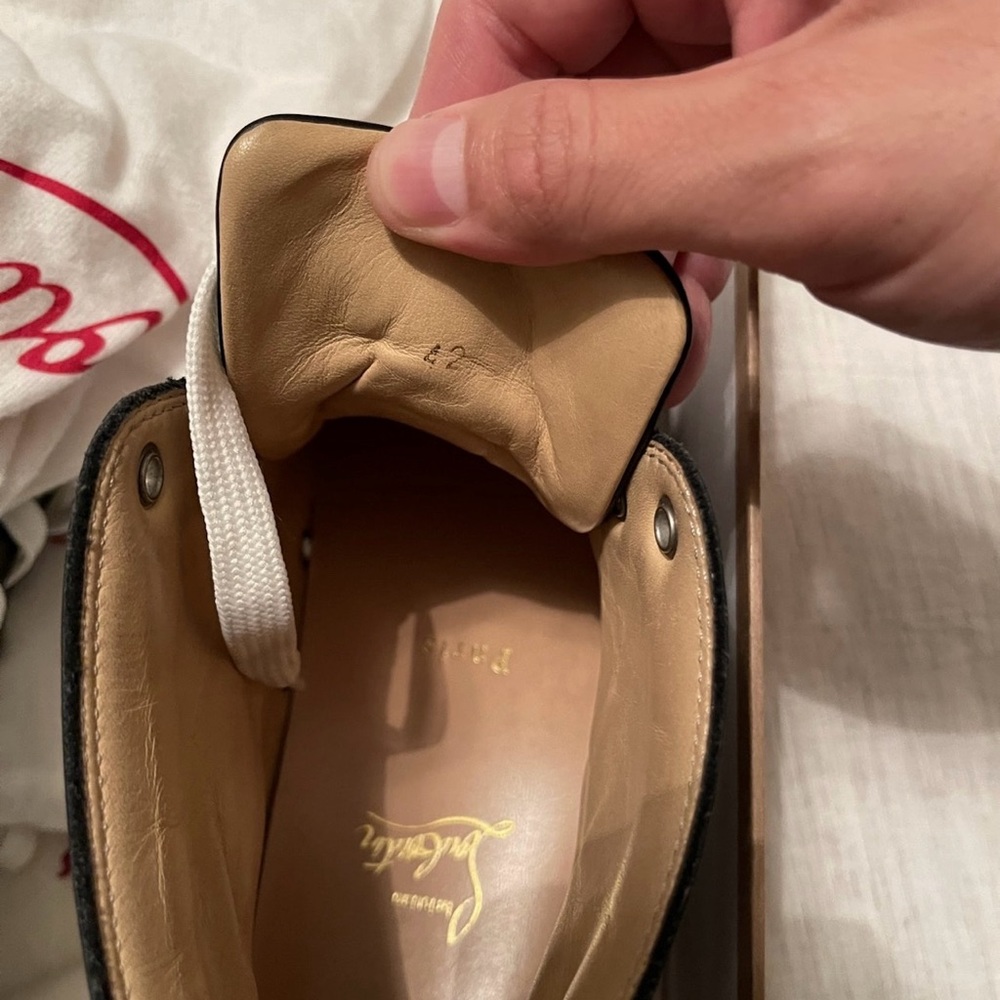 Christian loubiton, size 42 italy, used, box and dustbags